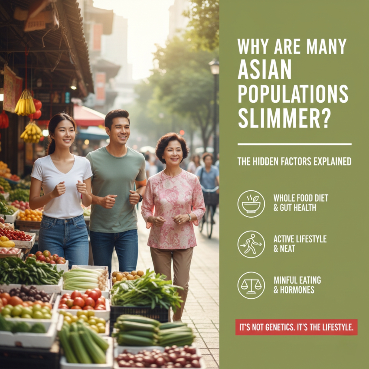 Why Are Many Asian Populations Slimmer